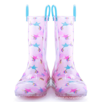 2020 NUEVA MODA Fashion China Botas de lluvia transparentes de acero al por mayor de acero